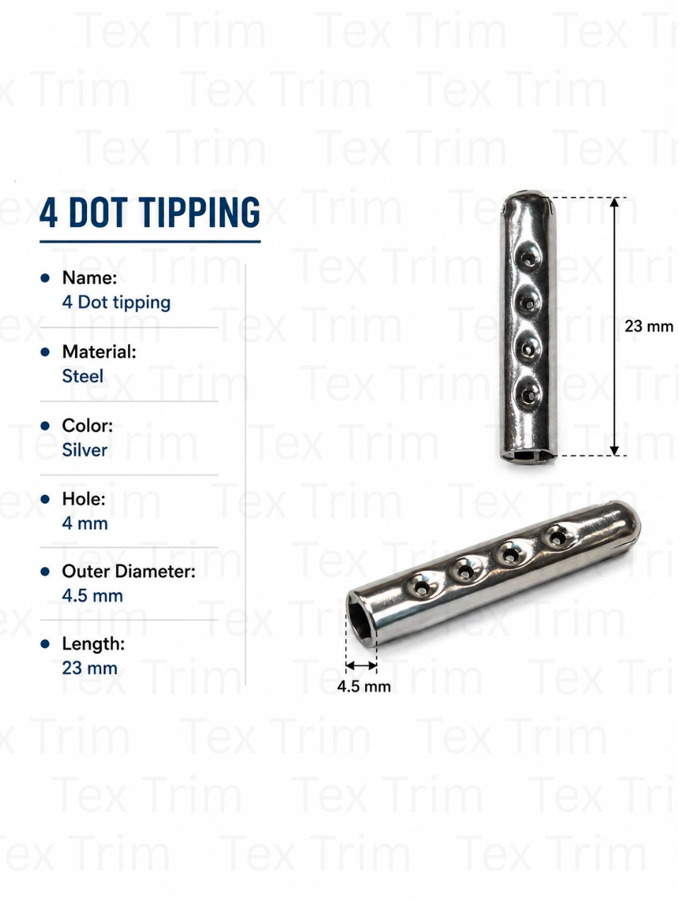 4 Dots Tipping 23x4.5mm