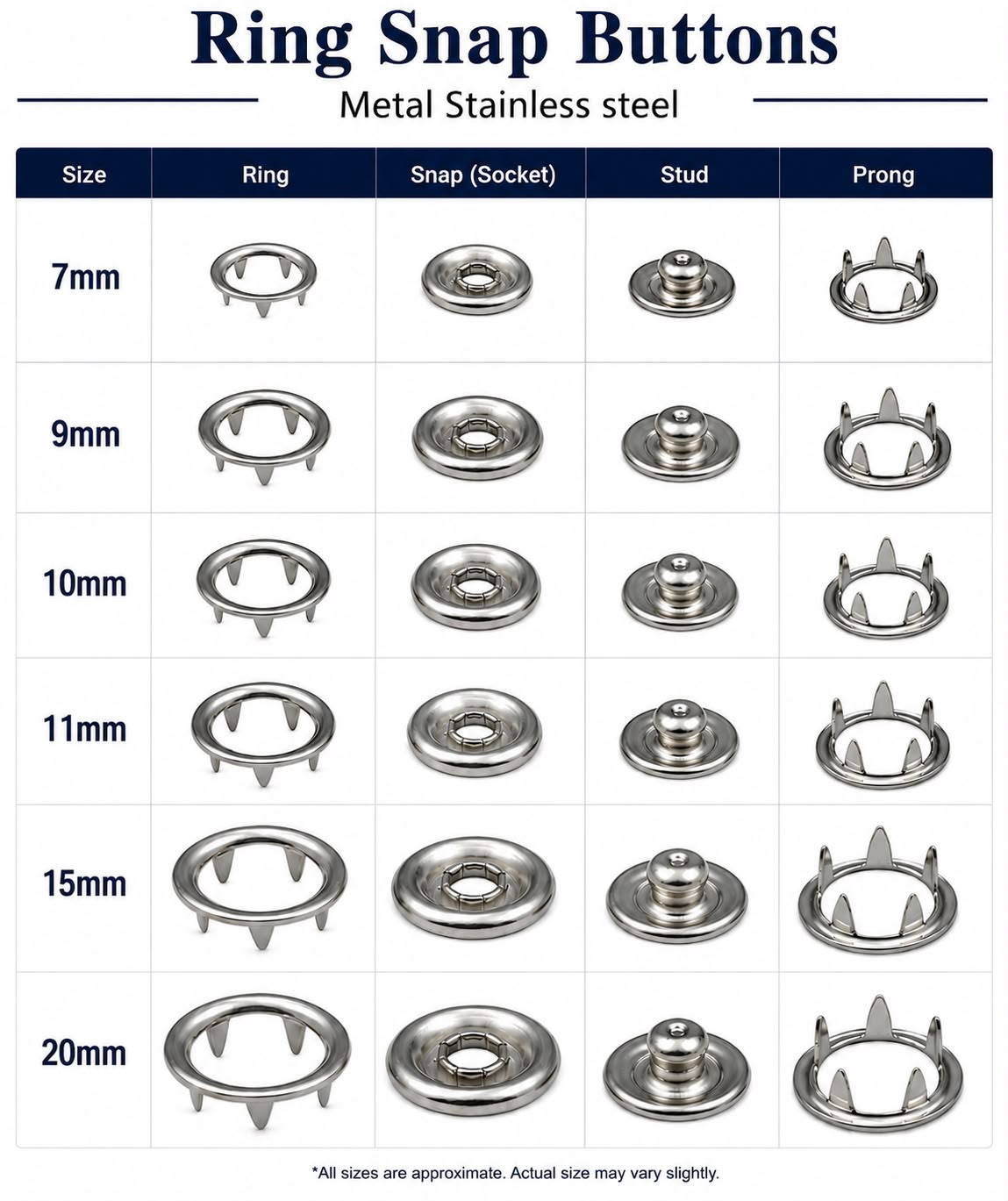 Ring Snap Button